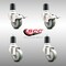 Service Caster 3 Inch 316SS Gray Poly Swivel 1-7/8 Inch Expanding Stem Caster Lock Brake, 2PK SCC-SS316TTLEX20S314-PPUB-2-S-2-178 - alternate 4